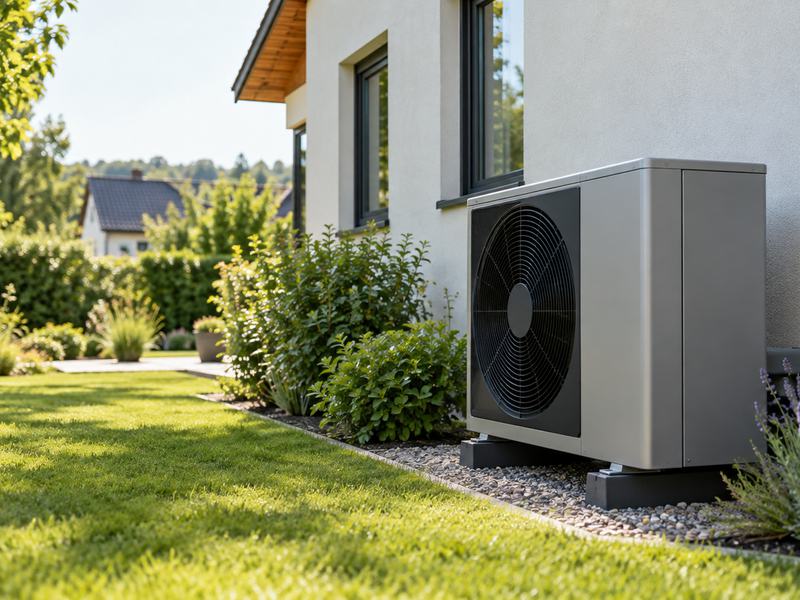 Pompe à chaleur air/eau installée par YDM Habitat Confort