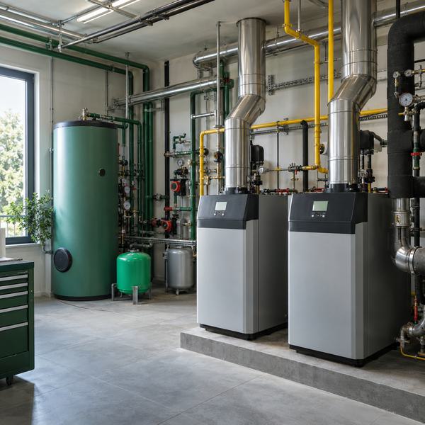Remplacement chaufferie gaz — copropriété 42 lots, Houilles