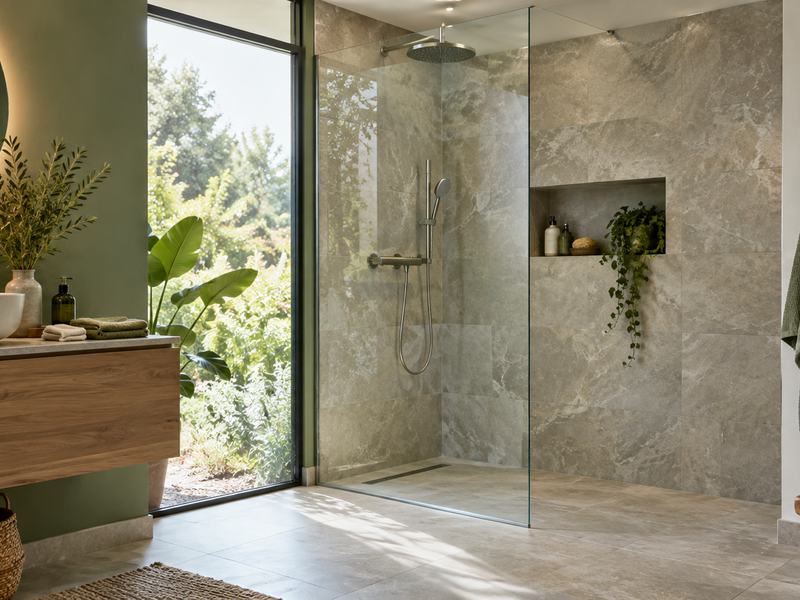 Salle de bain rénovée par YDM Habitat Confort