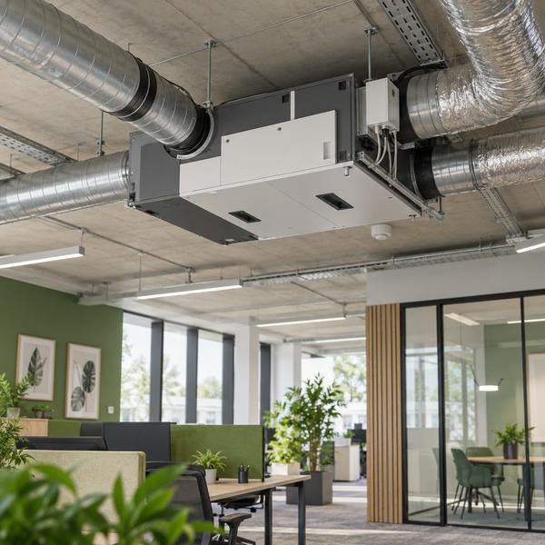 VMC double flux — plateau de bureaux, Saint-Germain